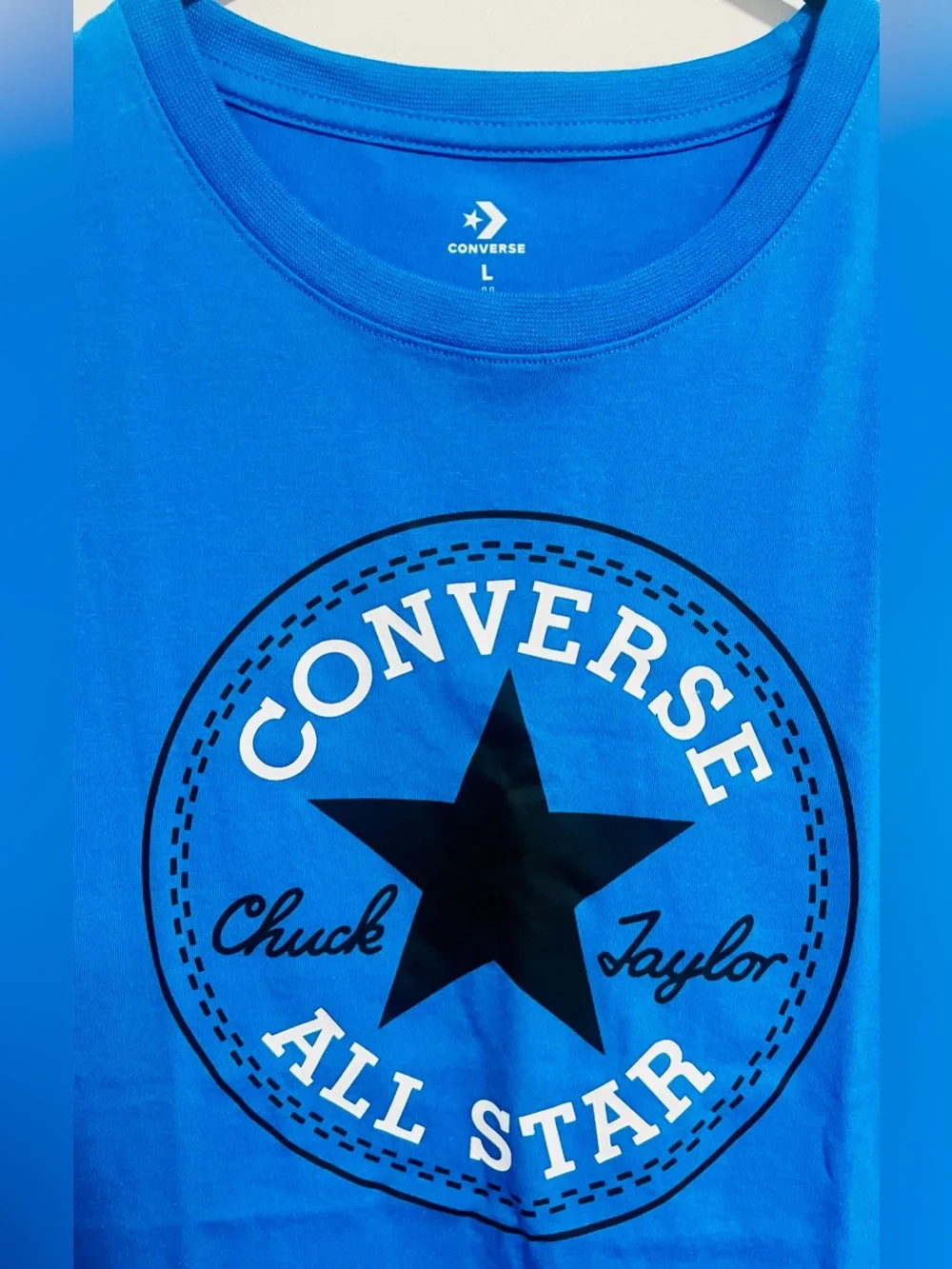 Converse Boys Blue All Star Logo T-Shirt